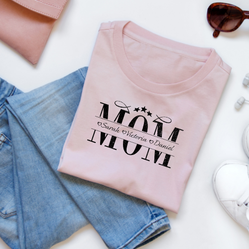 Personalized Mom T-Shirt, Gift for Mom