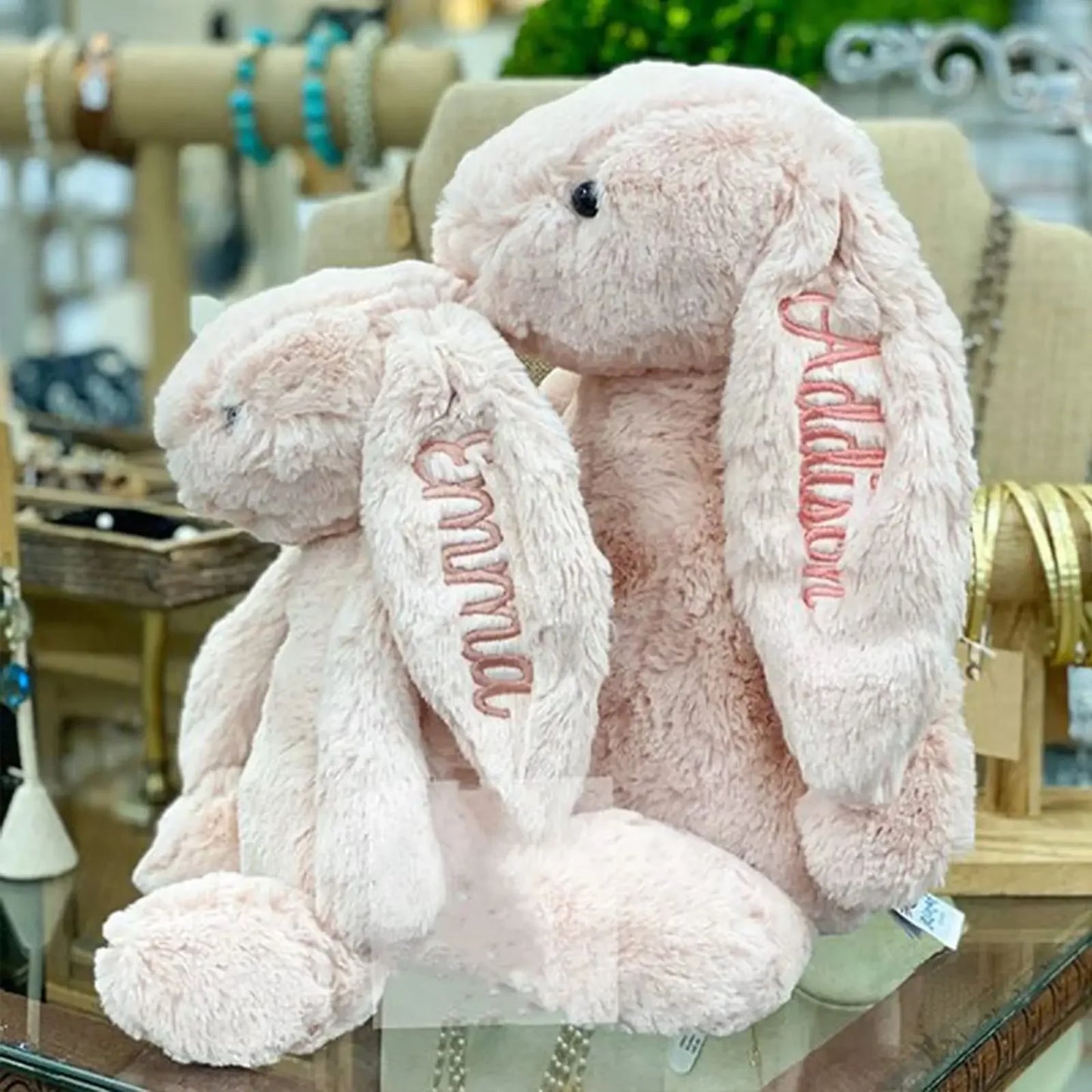 My Cuddle Bunny Adorable – Personalized Plush 🐰💕